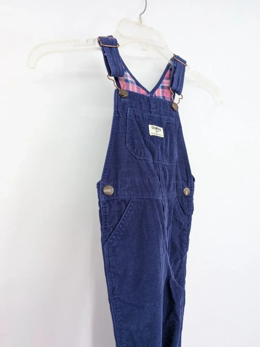 OshKosh Bgosh Corduroy Overalls Adjustable Bib Heritage Country School Kids 4T